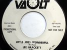 LEE BRACKETT 45 Little Miss Wonderful / My Baby The Cheat VG++ Teen PROMO e6474