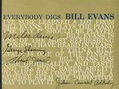 Riverside RLP12-291 - BILL EVANS TRIO - Everybody Digs... - ORIG.US DG MONO