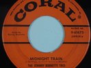 JOHNNY BURNETTE TRIO: Midnight Train CORAL Rockabilly USA Orig 45 HEAR