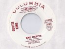 CURTIS KING Bad Habits / So Nice While it Lasted 45 RECORD RARE DJ SOUL PROMO