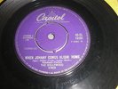 THE HOLLYWOOD VINES WHEN JOHNNY COMES SLIDING HOME/CRUISIN'  CAPITOL 45-CL 15191