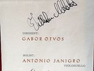 SIGNED BY JANIGRO- LP/ANTONIO JANIGRO-/MOZART DIVERTIMENTI IN F/amadeo AVRS 6032