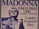 Madonna True Blue Vinyl Album with large poster
