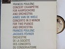 Poulenc; Fevrier; etc. Poulenc (Concerto for 2 pianos; etc). HMV ASD 517 w/g. NM
