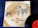 THE DEF LEPPARD EP with Sleeve signed  RED LABEL Very Rare 33 1/3 rpm