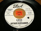 ARTHUR ALEXANDER - ANNA - I HANG MY HEAD AND CRY - LISTEN - RNB SOUL POPCORN