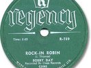 Rare BOBBY DAY Rock'n Roll 78 RPM Record. Rock-In Robin/Over & Over