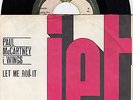 PAUL MCCARTNEY WINGS (BEATLES) JET / LET ME ROLL IT 1973 RECORD YUGOSLAVIA 7