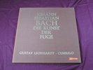 J.S. Bach  DIE KUNST DER FUGE Gustav Leonhardt Harmonia Mundi 2 LP-Box near mint