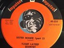 YUSEF LATEEF QUINTET Jazz Mod 45 - Sister Mamie pt.1 b/w pt.2