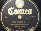 Varsity Eight (California Ramblers) DOO WACKA DOO 1924 pre war jazz CAMEO 641 E