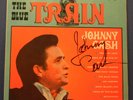 JOHNNY CASH BLUE TRAIN VINYL LP 1970 SIGNED AUTOGRAPH GREAT COND VG+/VG+