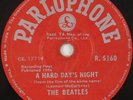BEATLES: Hard Day’s Night PARLOPHONE India 78 Scarce R. 5160 Orig HEAR BOTH