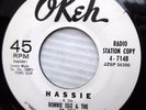 RONNIE ISLE & YO YO's 45 Hassie The flame's gone out R&B Rocker Okeh PROMO e7617