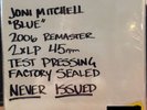 Blue - JONI MITCHELL test press 2006 45rpm 2LP remaster Never Issued MS-2038-45