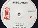 MICHAEL JACKSON - Who is it / RARE COSTA RICA RADIO PROMO 12´´ / CLEAN EX+