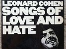 Leonard Cohen Songs Of Love And Hate Original LP Columbia Beatnick 60s 70s