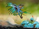 Roger Dean - Blue Demon (Gravy Train - Staircase to the Day LP Cover) 1974 Orig.