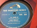 ELVIS PRESLEY ALL SHOOK UP & THAT'S WHEN YOUR HEARTACHES BEGIN HMV POP359