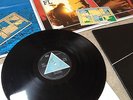 Pink Floyd The Dark Side Of The Moon solid blue prism triangle complete record