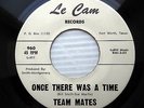TEAM MATES doowop PROMO 45 ONCE THERE WAS A TIME / NEVER BELIEVED IN LOVE e8579