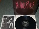 Nihilistics S/T LP ORIG Brain Eater press W/ ZINE INSERT RARE Hardcore Punk