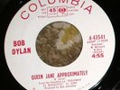1960s PROMO Rock 45 BOB DYLAN 