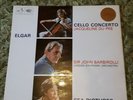 ELGAR CELLO CONCERTO ASD 655 STEREO HMV LP JACQUELINE DU PRE SIR JOHN BARBIROLLI
