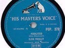 ELVIS PRESLEY CLASSIC 78 - PARALYZED - WHEN MY BLUE MOON TURNS TO - EX CONDITION