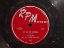 PAT CUPP Flying Saucers 78 RPM ROCKABILLY   DO ME NO WRONG   RPM RECORDS 461