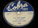 Highway 61 /  It's you Baby   Sunnyland Slim  on  COBRA  1957  78  