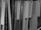 A-Z Shelf Divider Cards Custom White 32pc for LP Vinyl Record Albums Ikea Kallax
