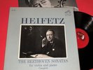 BEETHOVEN COMPLETE SONATAS HEIFETZ violin BAY piano RCA LM-6707 5 LP BOX  NM