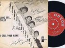 THE BEATLES Long Tall Sally Norwegian 45PS 1964 Red Odeon