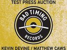 Kevin Devine/Matthew Caws 'Devinyl Splits 1' Vinyl TEST PRESS (1 of 15) BTR-022