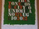 THE STONE ROSES Milan july 2012 gig lithograph poster #25/50 ONE-OFF BARGAIN