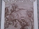 Vinyl LP Lavendeltreppe Kuckuck hat sich zu Tod gefallen Sticker Sheet Textblatt