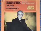 Devy ERLIH Three Works For Unaccompanied Violin BARTOK JOLIVET Ades 14.026 RARE