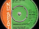 DERRICK MORGAN/SKINHEAD REGGAE/NU BEAT 45/HEY GIRL HEY BOY - MUSIC IS THE FOOD