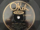 Okeh 8656 Luis Russell Burning Eight  IT'S TIGHT LIKE THAT 78 rpm E/E+