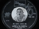 Motown Soul 45 MARTHA & THE VANDELLAS My Baby Loves Me/ Never Leave Tamla UK