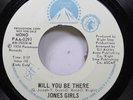 Hear Modern Soul Crossover Promo 45 Jones Girls - Will You Be There / Same On P