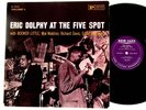 ERIC DOLPHY LP At The Five Spot V1 PRESTIGE NEW JAZZ Rec NJ-8260 Hear DG MONO