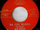 RARE Garage Mod - Bo-Pete (Nilsson) - Do You Wanna - VG - 1964 - 7