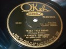 JAZZ CLARENCE WILLIAMS WASHBOARD FIVE Walk That Broad OKEH 8629