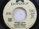 Hear Funk Psych Promo 45 Victor Brady - Brown Rain / Hallucinodream On Polydor