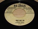 Rare Doo Wop Soul 45 DONNIE ELBERT  WHAT CAN I DO (1957) WHITE LABEL PROMO