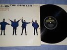 THE BEATLES  help  1965 UK  FIRST STEREO -BLACK & YELLOW PARLOPHONE-EX+