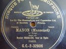 ROUSSELIERE le songe / DISQUE POUR GRAMOPHONE