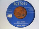 WYNONIE HARRIS Quiet Whiskey 45 KING orig. press jump wild r&b classic VG++
